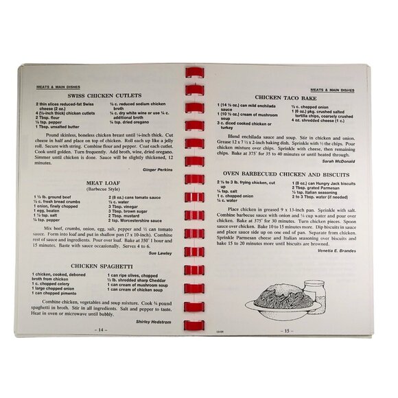 Glenstone Baptist Church Cookbook, Springfield MO, Vintage 1996 Spiral Recipe - Picture 6 of 6